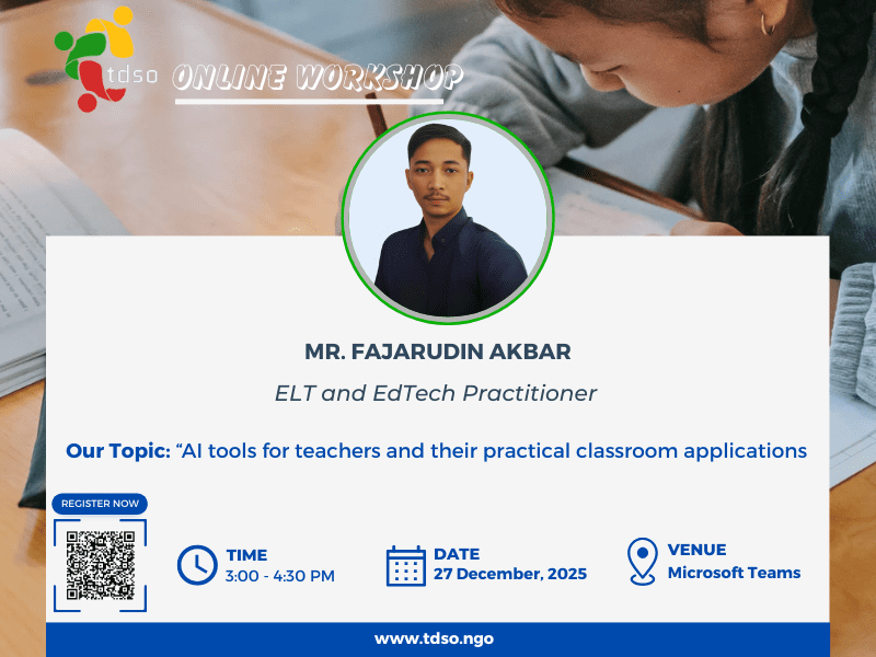 Invitation to a TDSO workshop in Cambodia