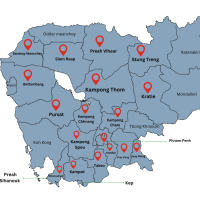 TEIs (Teacher Education Institutions0 in Cambodia